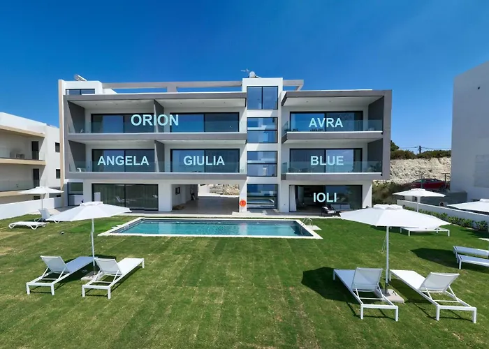 Aquarama Pool Apt. - Blue Апартаменты Иксиа